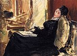Edouard Manet Young Woman with Book painting